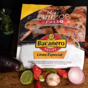 mini chuzos de pollo